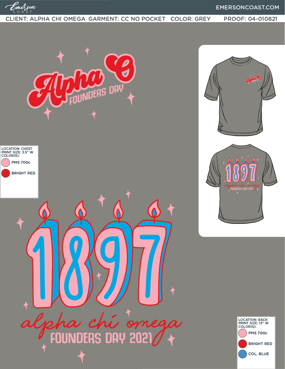 04-010821 Alpha Omicron Pi Southeastern Louisiana University Founders 2021