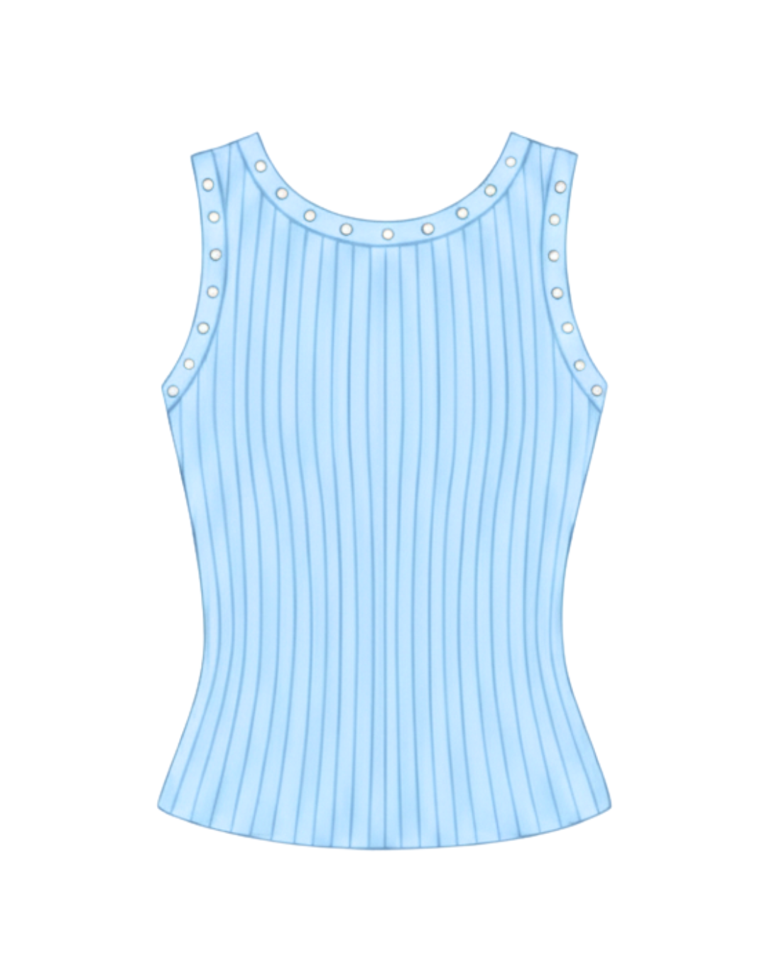 Emerson Coast Studded Ribbed Tank