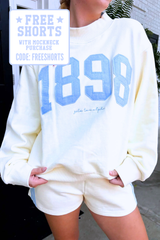 Zeta Vintage Varsity Mockneck