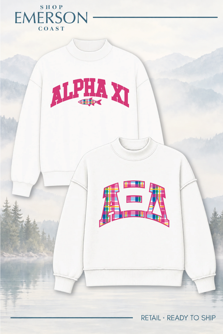 White Lakeside Reversible Mockneck