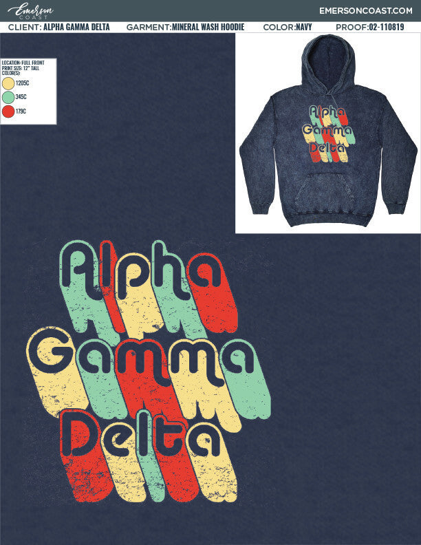 02-110819 Alpha Gamma Delta Belmont University Mineral Wash Hoodie 2019 -2