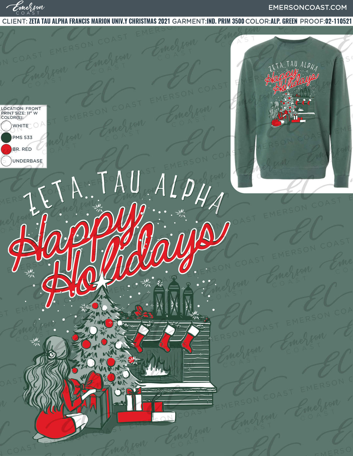 02-110521 Zeta Tau Alpha Francis Marion University Christmas 2021