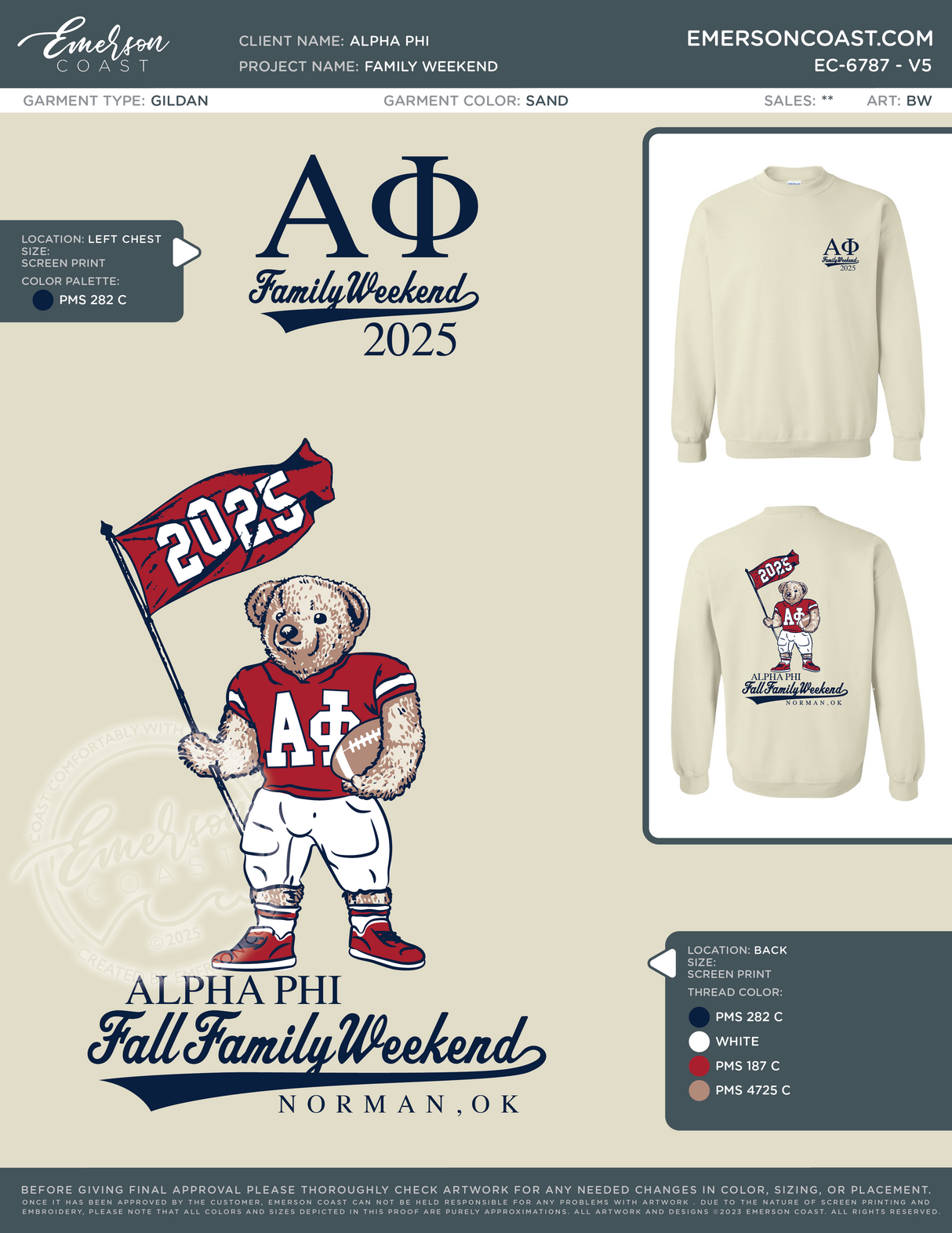 EC-6787 Alpha Phi University of Oklahoma Family Weekend 2025-FW