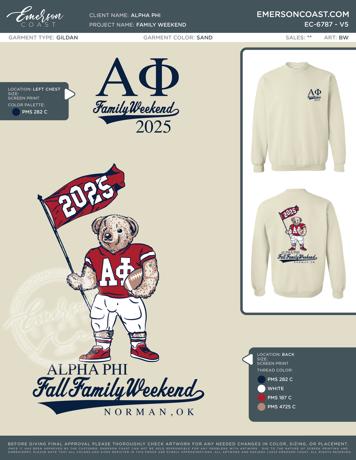 EC-6787 Alpha Phi University of Oklahoma Family Weekend 2025-FW