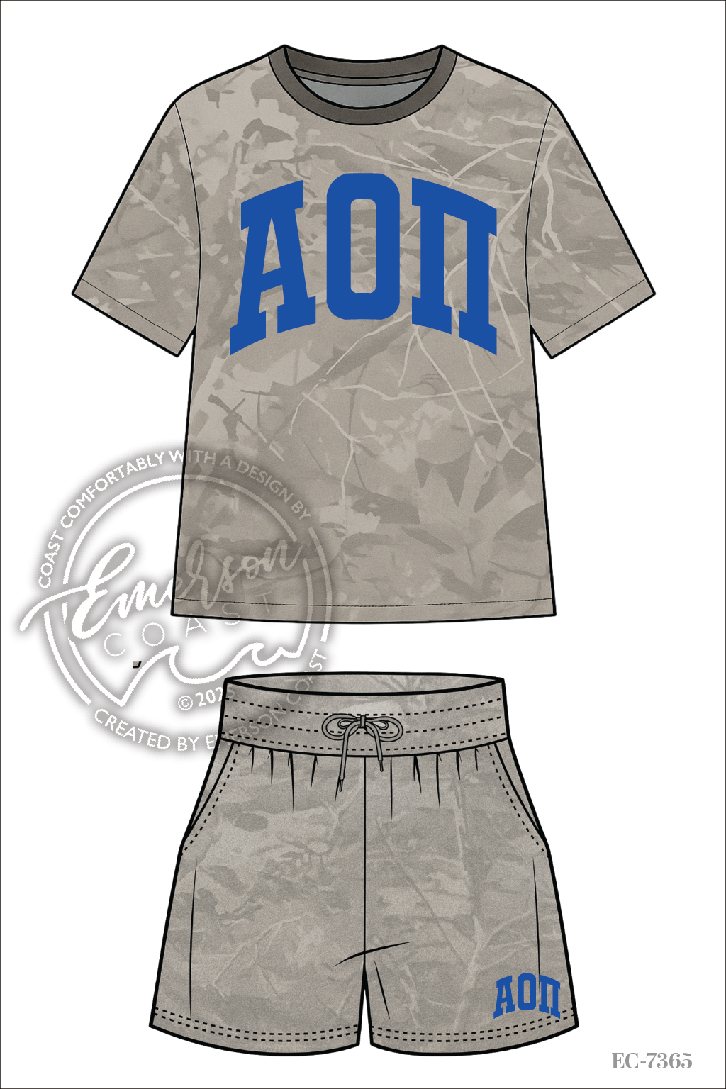 Alpha Omicron Pi Camo Matching Set