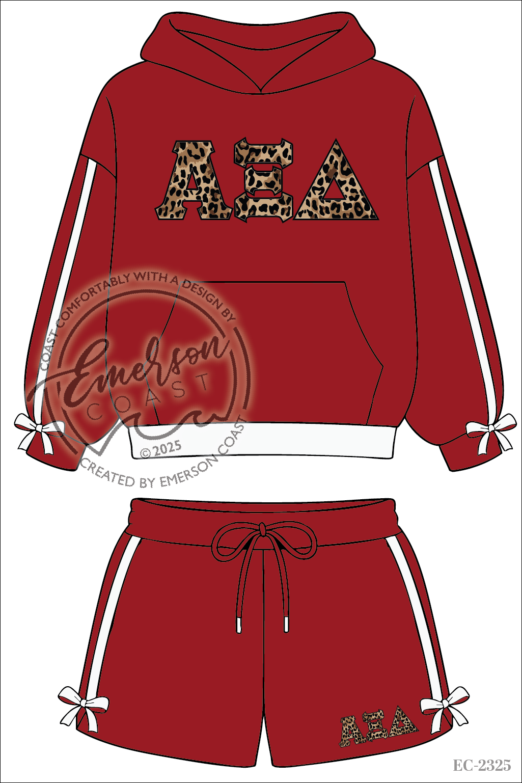 Alpha Sigma Alpha Sideline Bow Set