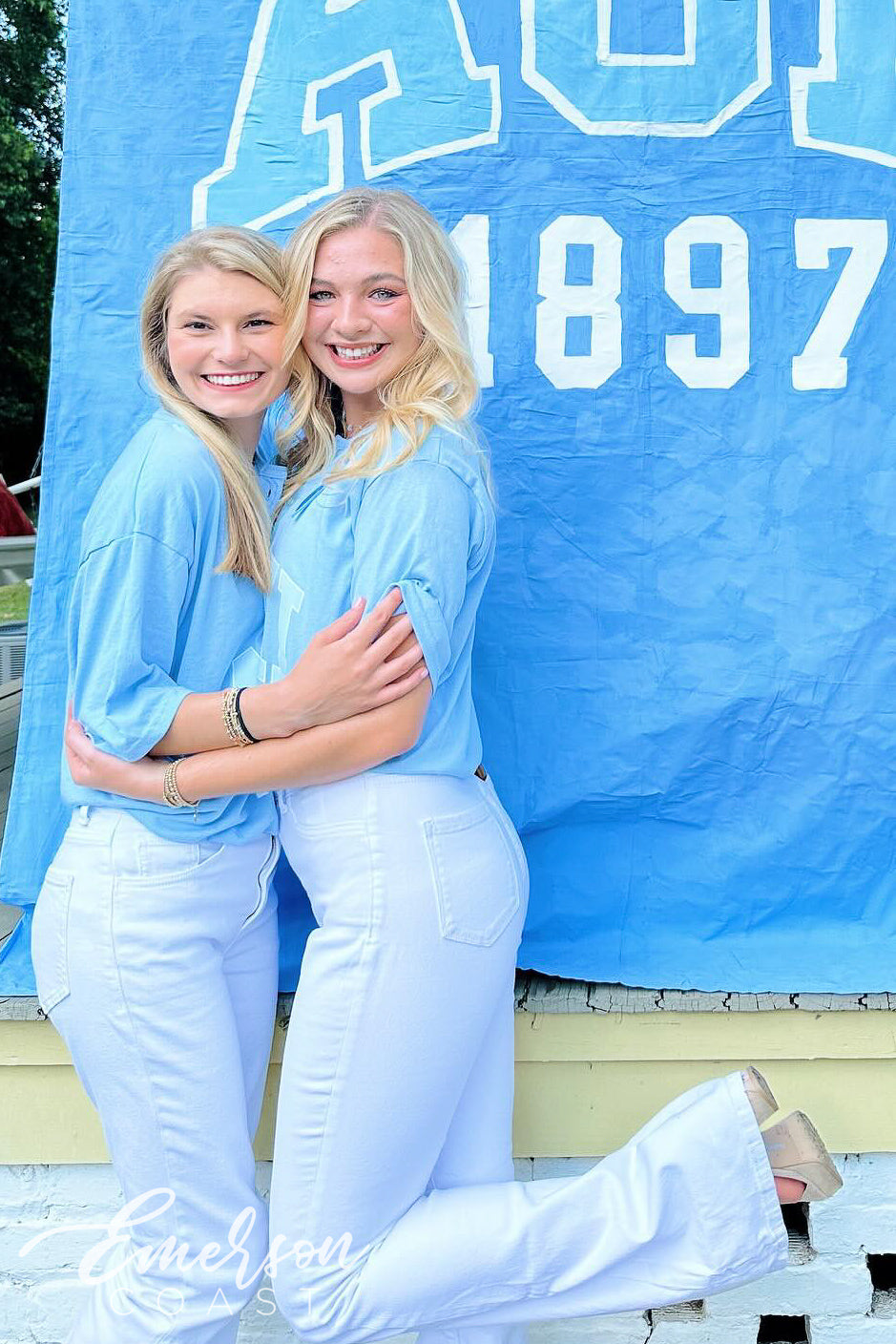 Alpha Omicron Pi Huntingdon College Light Blue Recruitment Henley
