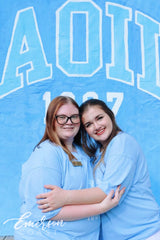Alpha Omicron Pi Huntingdon College Light Blue Recruitment Henley