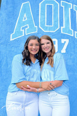 Alpha Omicron Pi Huntingdon College Light Blue Recruitment Henley