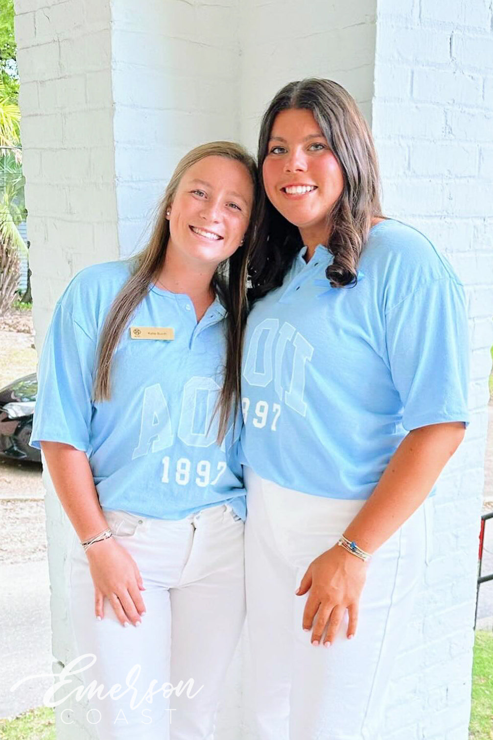 Alpha Omicron Pi Huntingdon College Light Blue Recruitment Henley