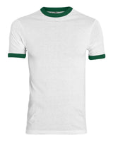 White/Dark Green