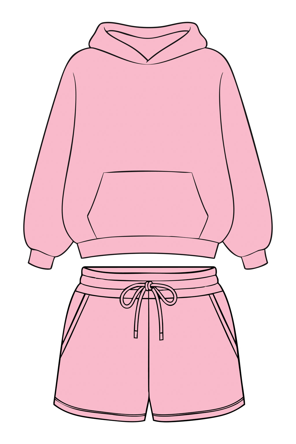 Emerson Coast Sunbeam Hoodie and Shorts Set