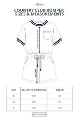 Sorority Country Club Romper