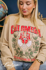 Chi Omega Crest Crewneck