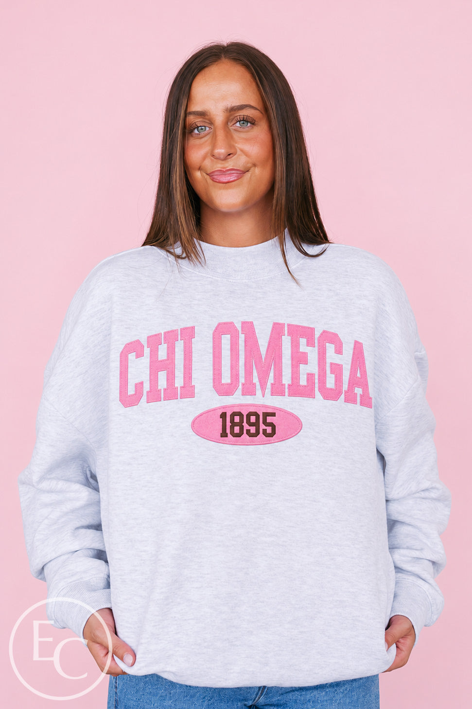 Chi Omega Campus Mockneck