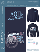EC-02801 NEW Alpha Omicron Pi West Virginia University Mom's Weekend 2026-MD