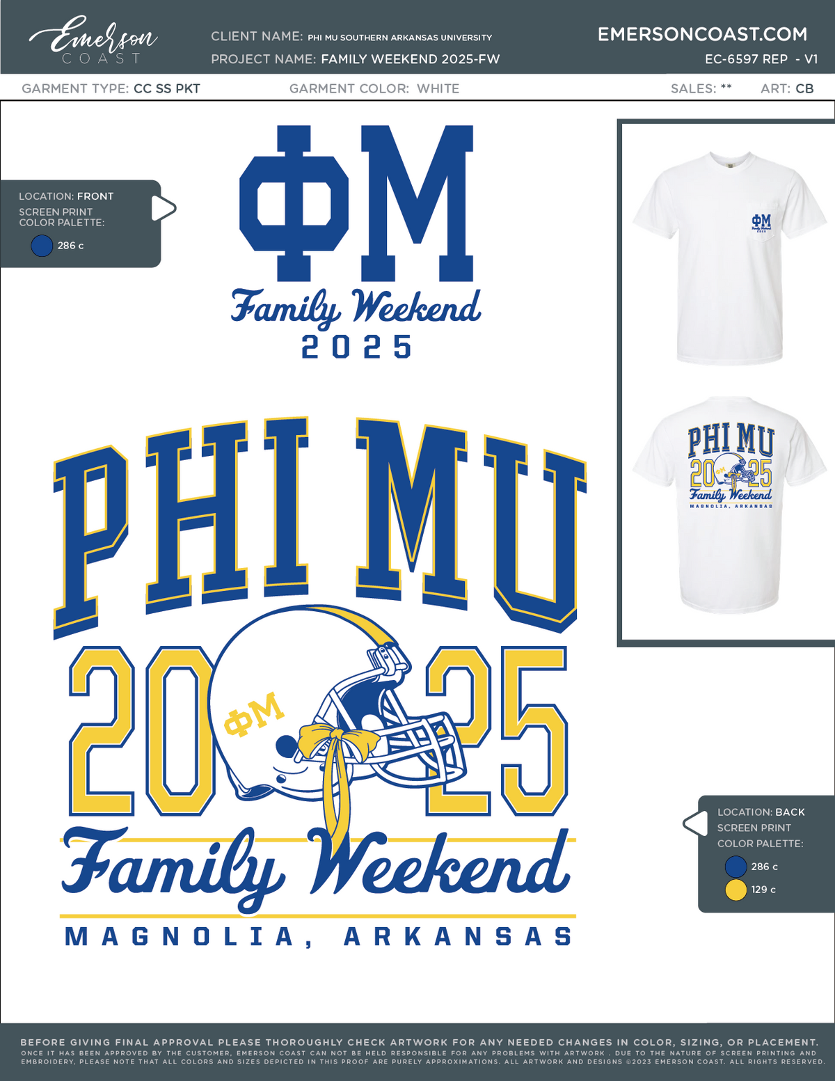 EC-6597 REP Phi Mu Southern Arkansas University Family Weekend 2025-FW