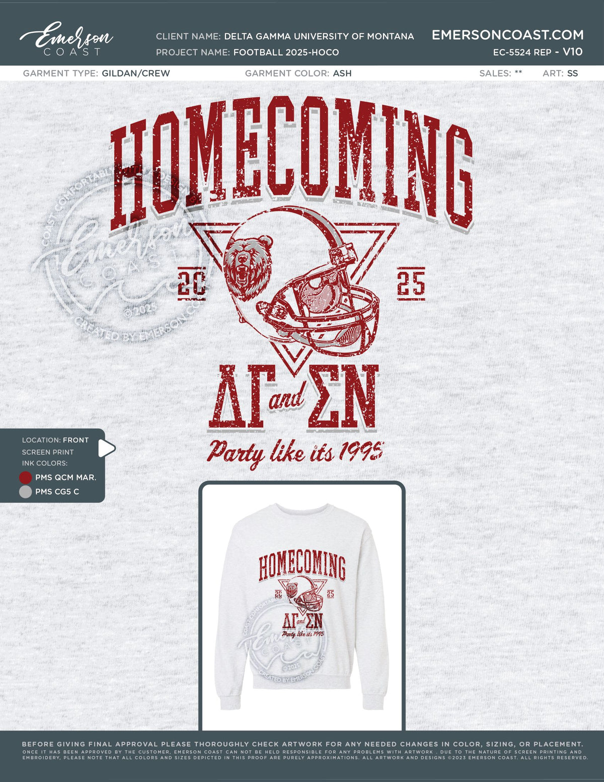 EC-5524 REP Delta Gamma University of Montana Football 2025-HOCO