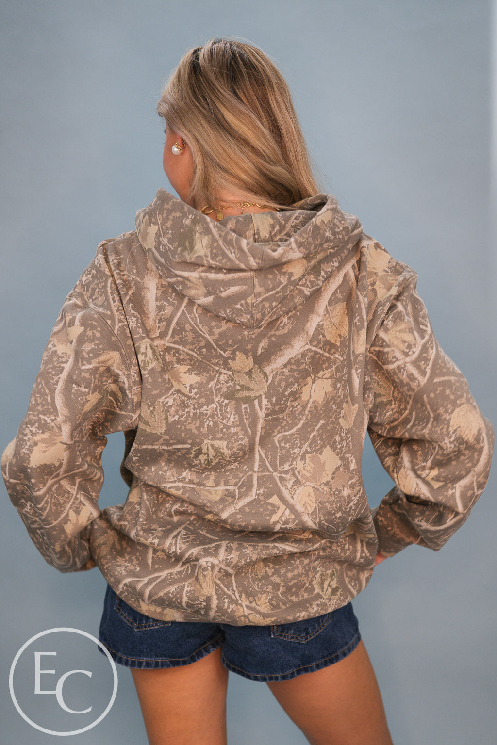 Independent Trading Co. Deadwood Camo Unisex Midweight Hooded Sweatshirt