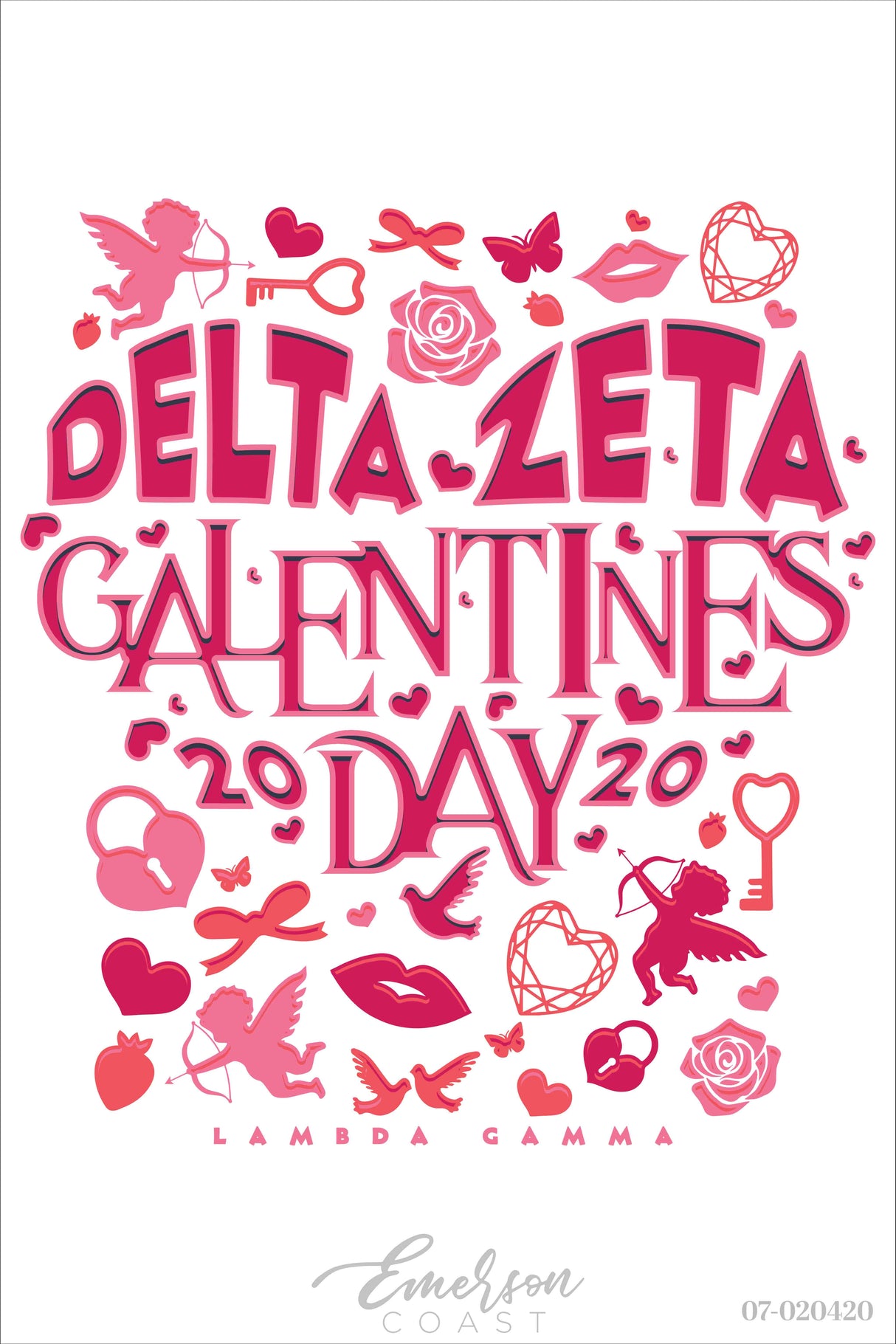 Delta Zeta Cupid Galentines Day