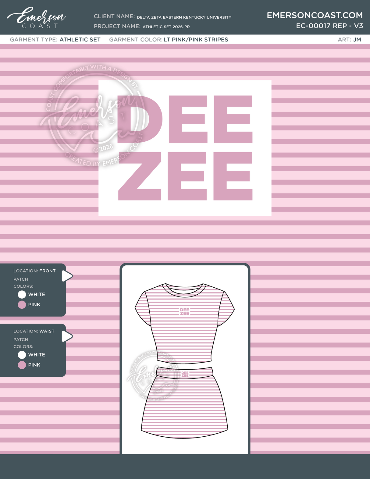 EC-00017 REP Delta Zeta Eastern Kentucky University Set 2026-PR