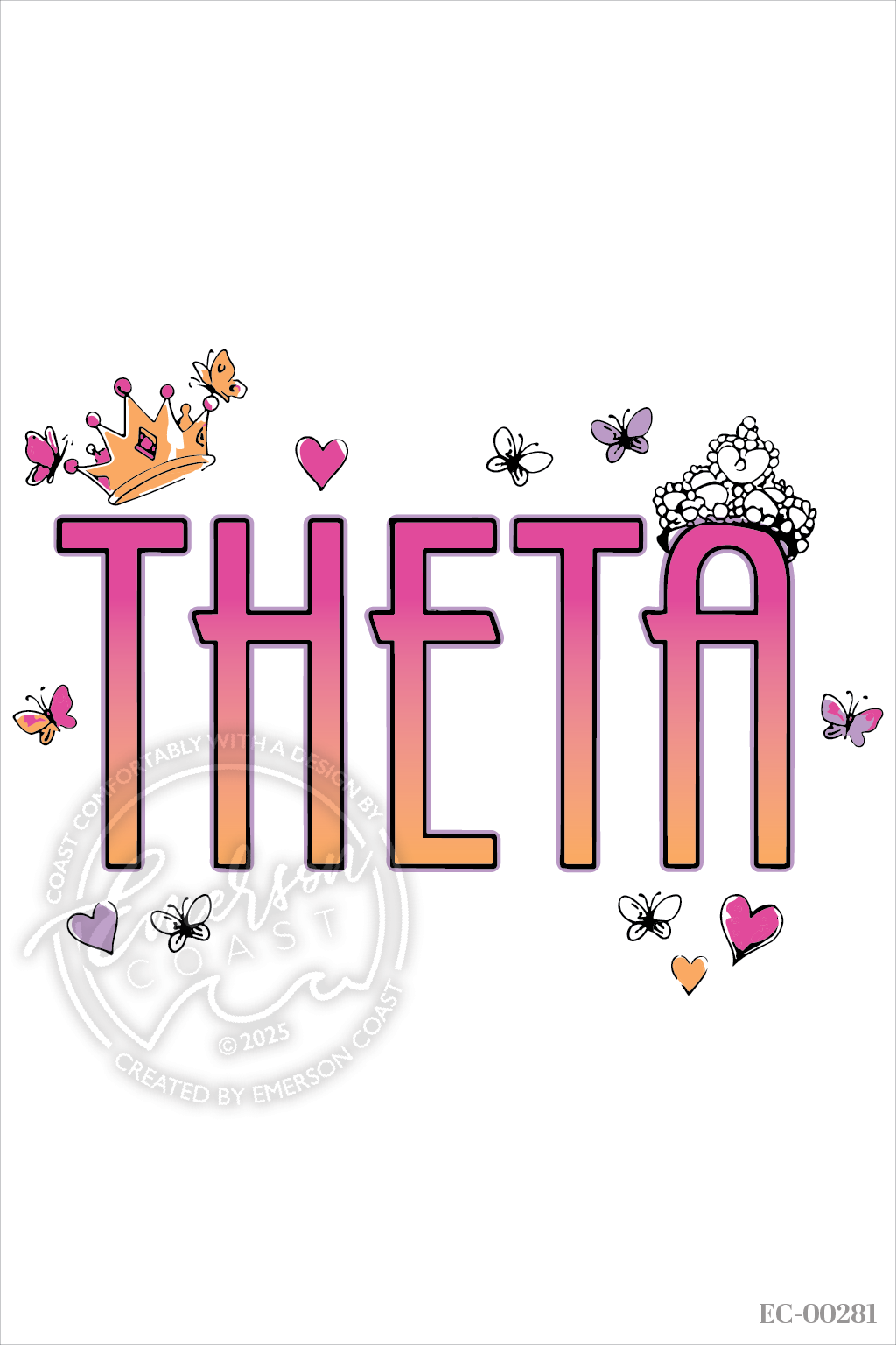 Theta Is So Fancy Bid Day Tee
