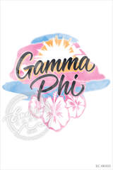 Gamma Phi Midnight Paradise Bid Day Tee