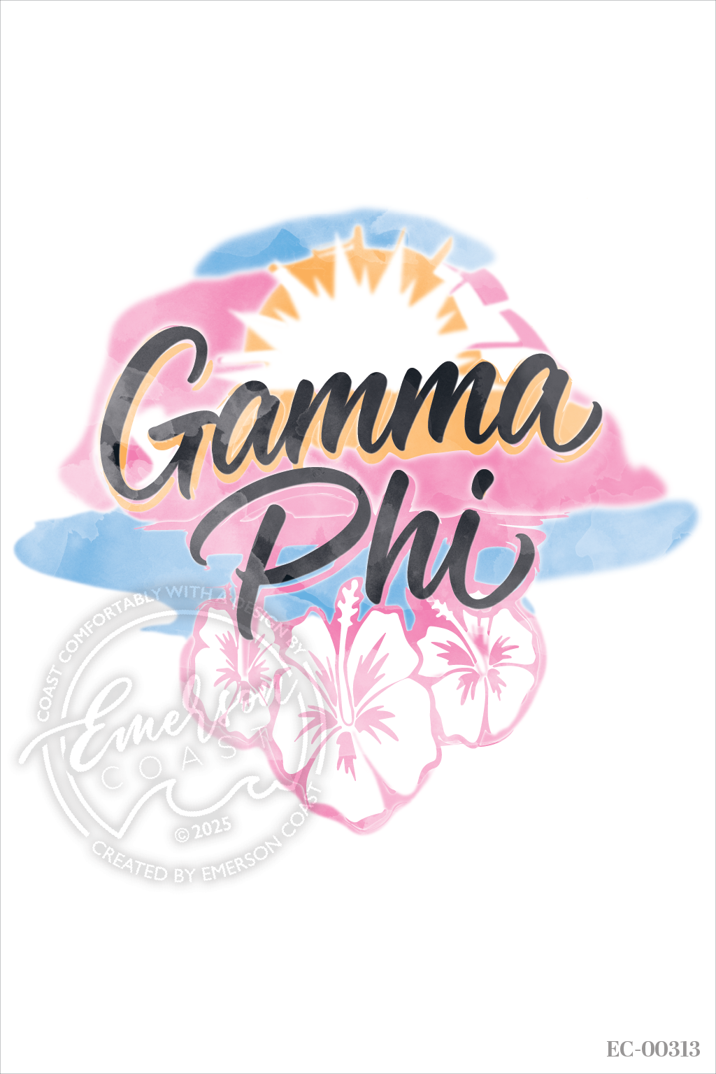 Gamma Phi Midnight Paradise Bid Day Tee