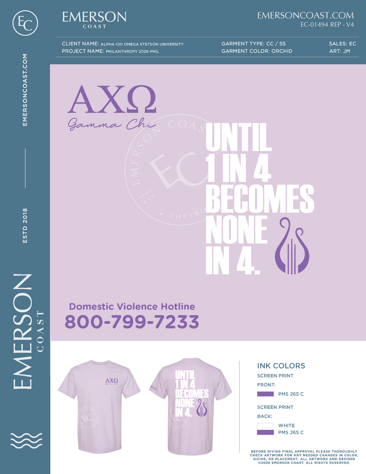 EC-01494 REP Alpha Chi Omega Stetson University Philanthropy 2026-PHIL