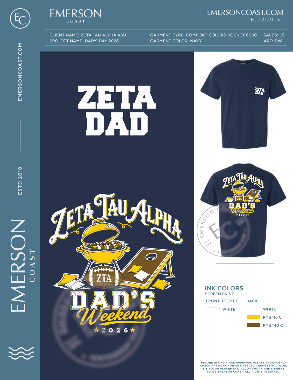 EC-02149 REP Zeta Tau Alpha Kennesaw State University Dad's Day 2026- FW