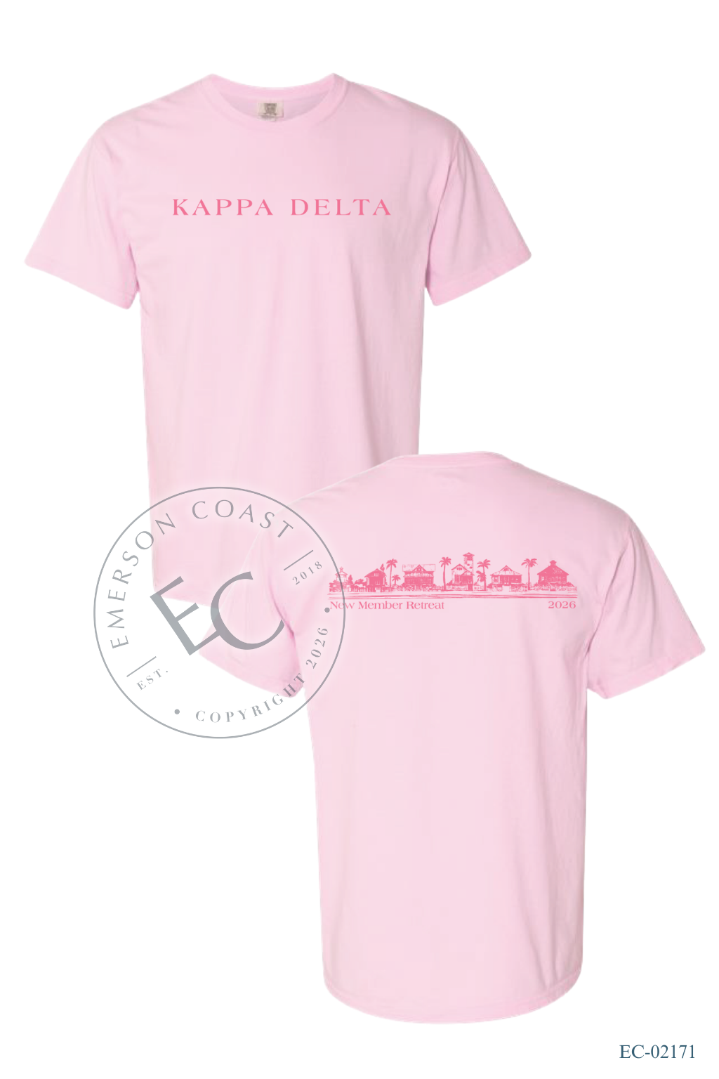 Kappa Delta Beach New Member Retreat Tshirt
