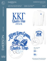 EC-02190 REP Kappa Kappa Gamma Illinois State University Dude's Day Tees 2026-FW