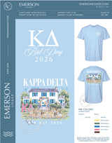 EC-02741 REP Kappa Delta East Carolina University Bid Day PR 2026-PR - No Pocket Tee