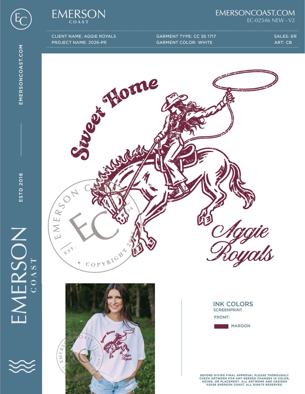 EC-02546 NEW Aggie Royals Texas A&M Sweet home Aggie Royals 2026-PR