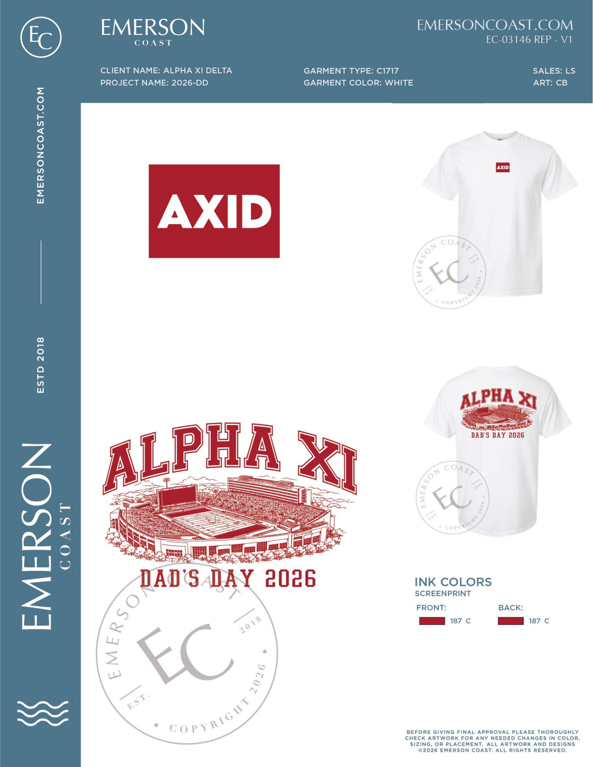 EC-03146 REP Alpha Xi Delta University of Nebraska Lincoln Reversible Mockneck 2026-DD