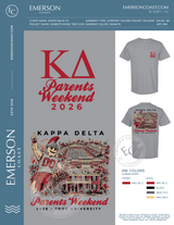 EC-02871 NEW Kappa Delta Troy University Parents Wknd Tees 2026-FW