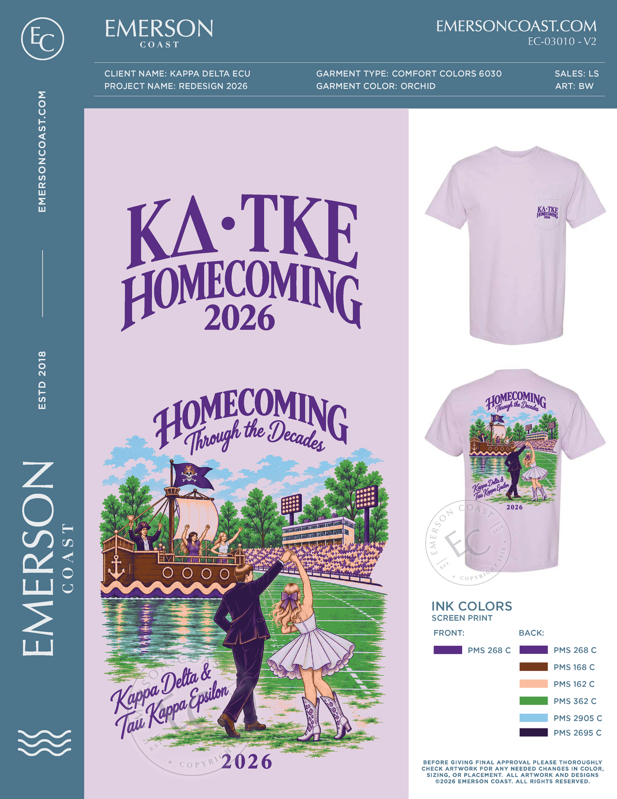 EC-03010 NEW Kappa Delta East Carolina University Redesign 2026-HOCO