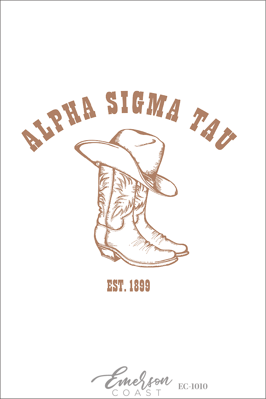 Alpha Sigma Tau Western Bid Day T-Shirt