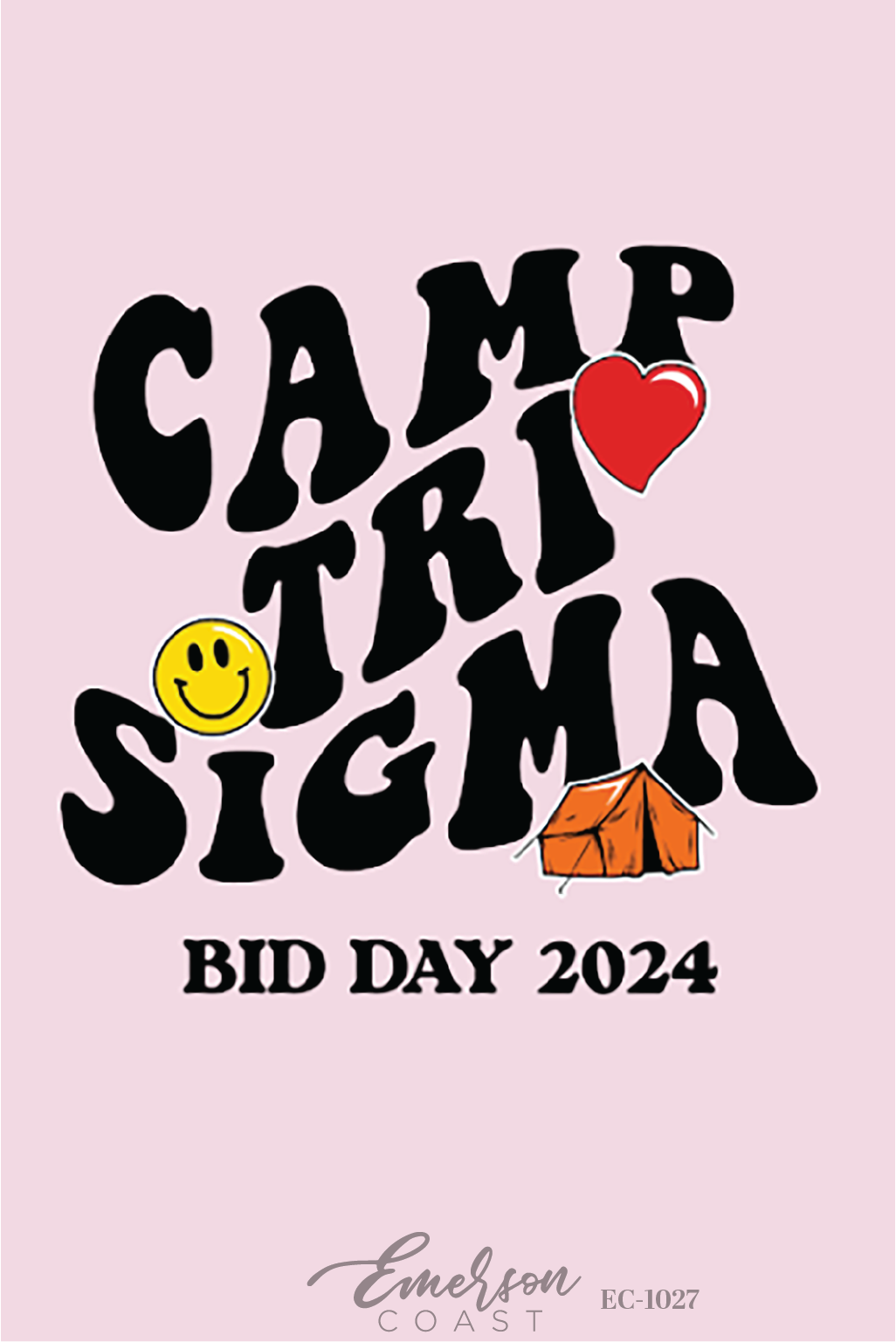 Sigma Sigma Sigma Camp Bid Day T-Shirt