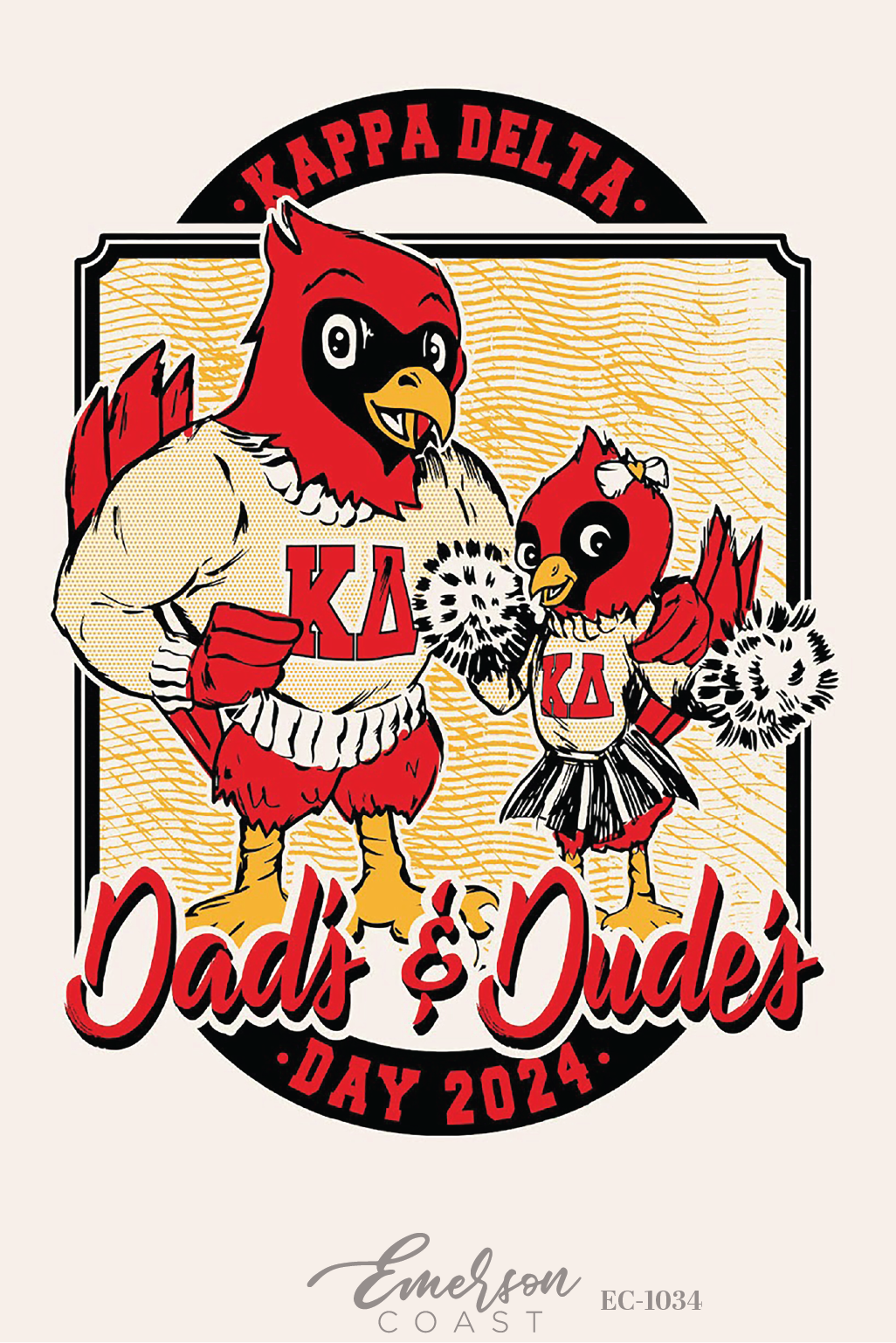 Kappa Delta Ball State University Dads And Dude's Day T-Shirt