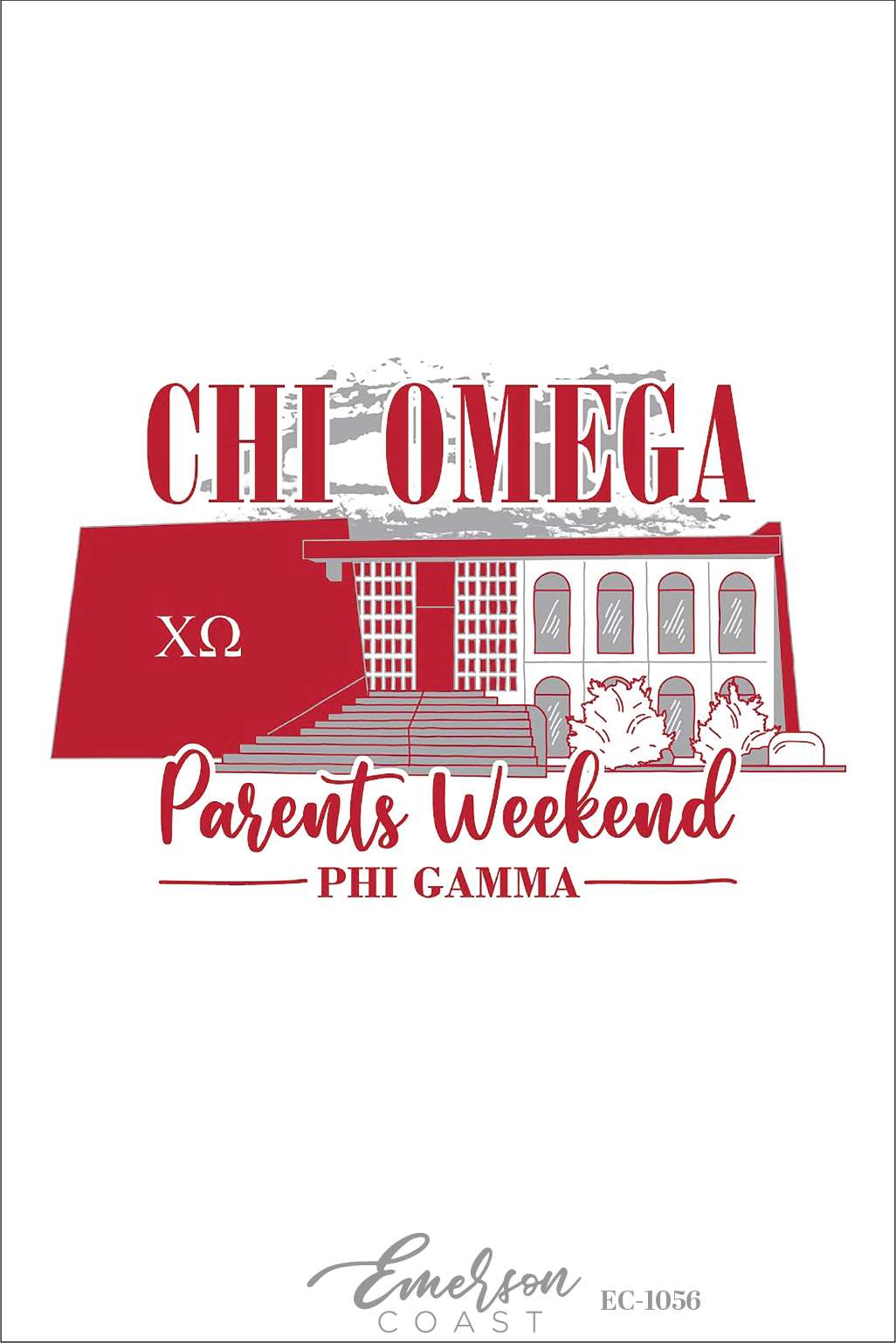 Chi Omega University Of Mexico Family Weekend T-Shirt
