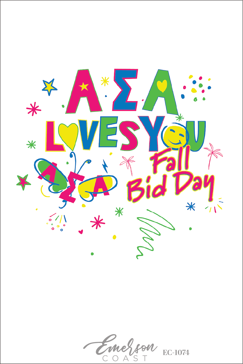 Alpha Sigma Alpha Loves You T-Shirt