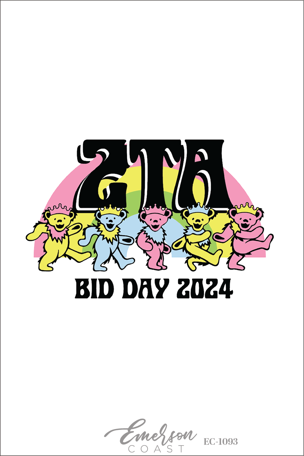 Zeta Tau Alpha Dancing Bears Bid Day Tee
