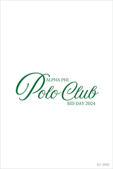Alpha Phi Polo Club Bid Day Slouchy Tee
