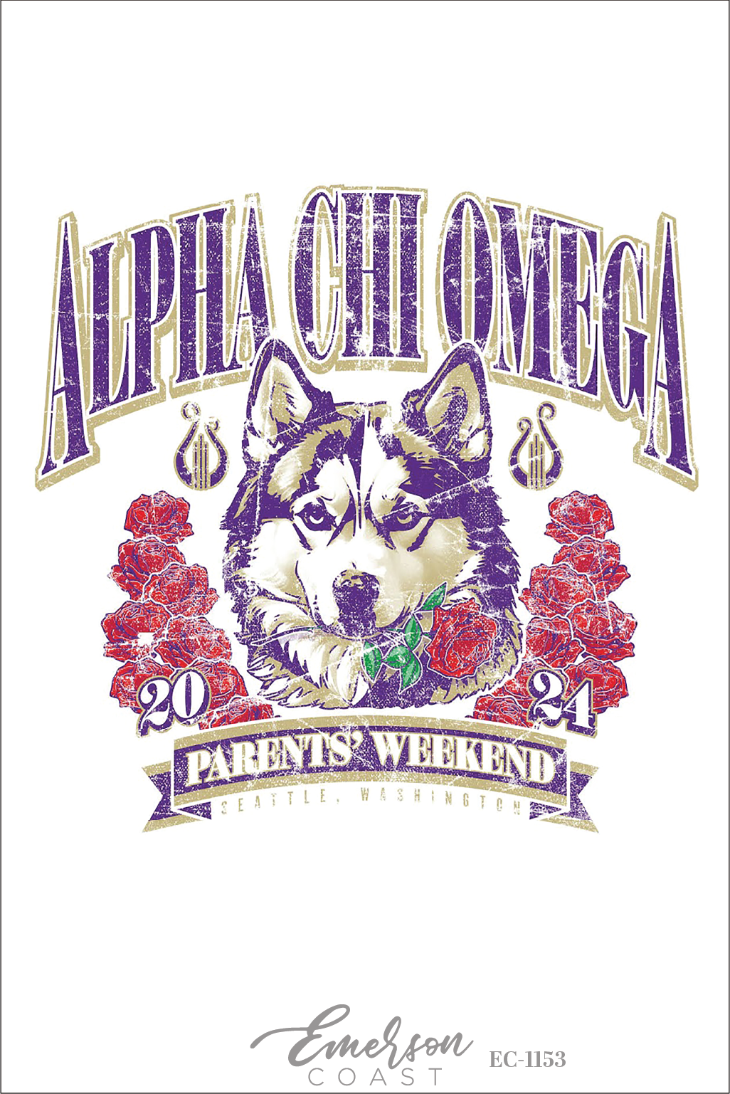 Alpha Chi Omega University Of Washington Parents Weekend Crewneck