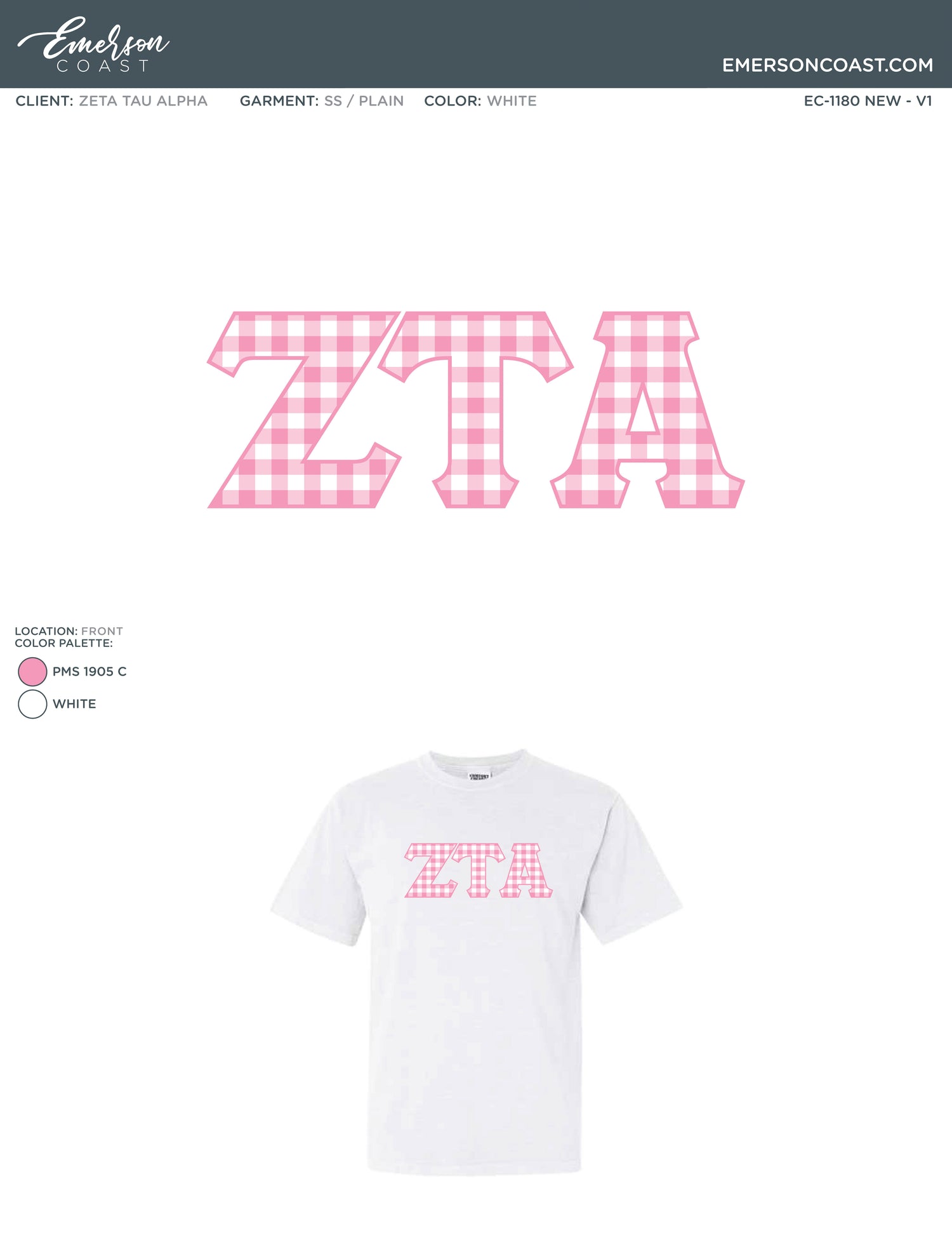 EC-1180 NEW Zeta Tau Alpha Pennsylvania State University 2024-FDOC