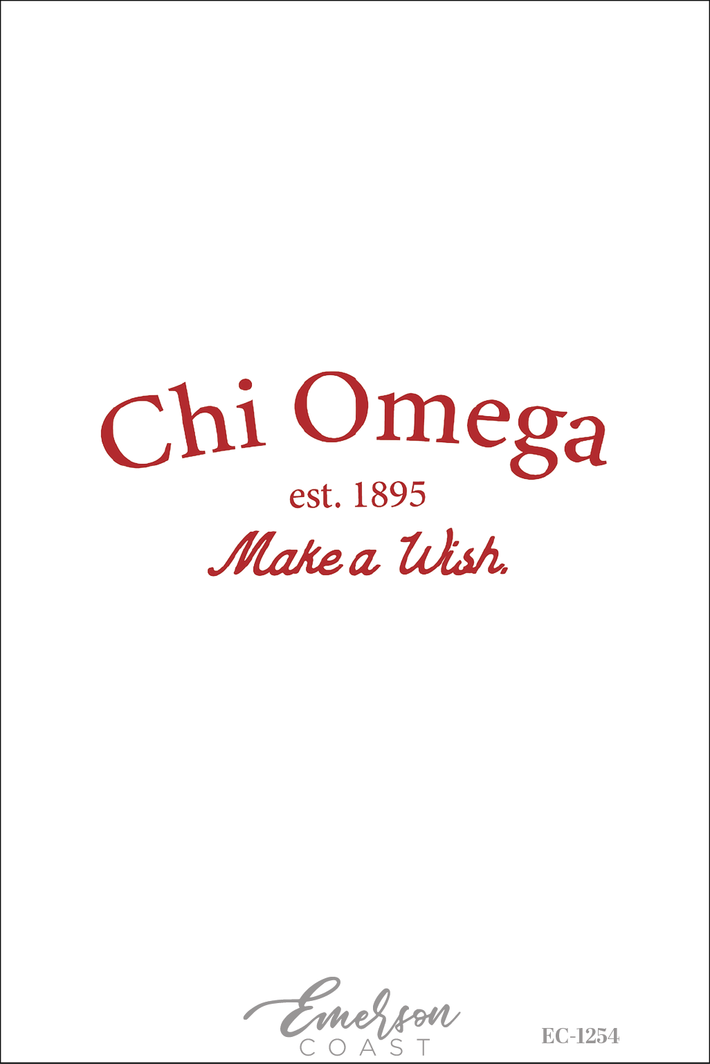 Chi Omega University Of Missouri Make A Wish Red Philanthropy T-Shirt