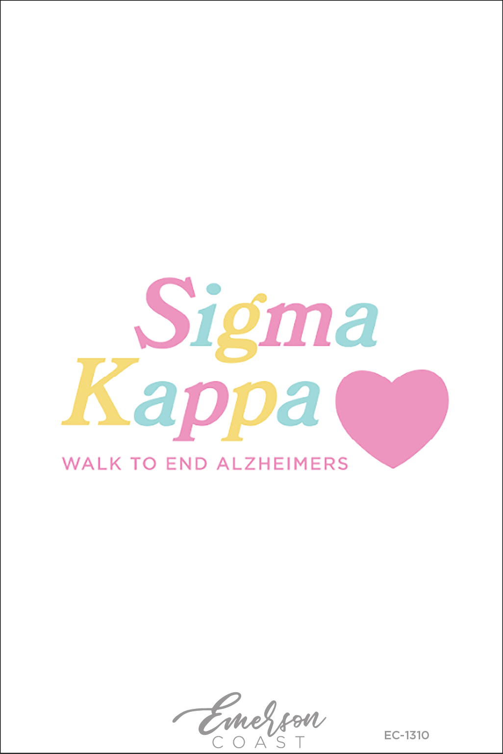 Sigma Kappa Walk To End Alzheimers T-Shirt