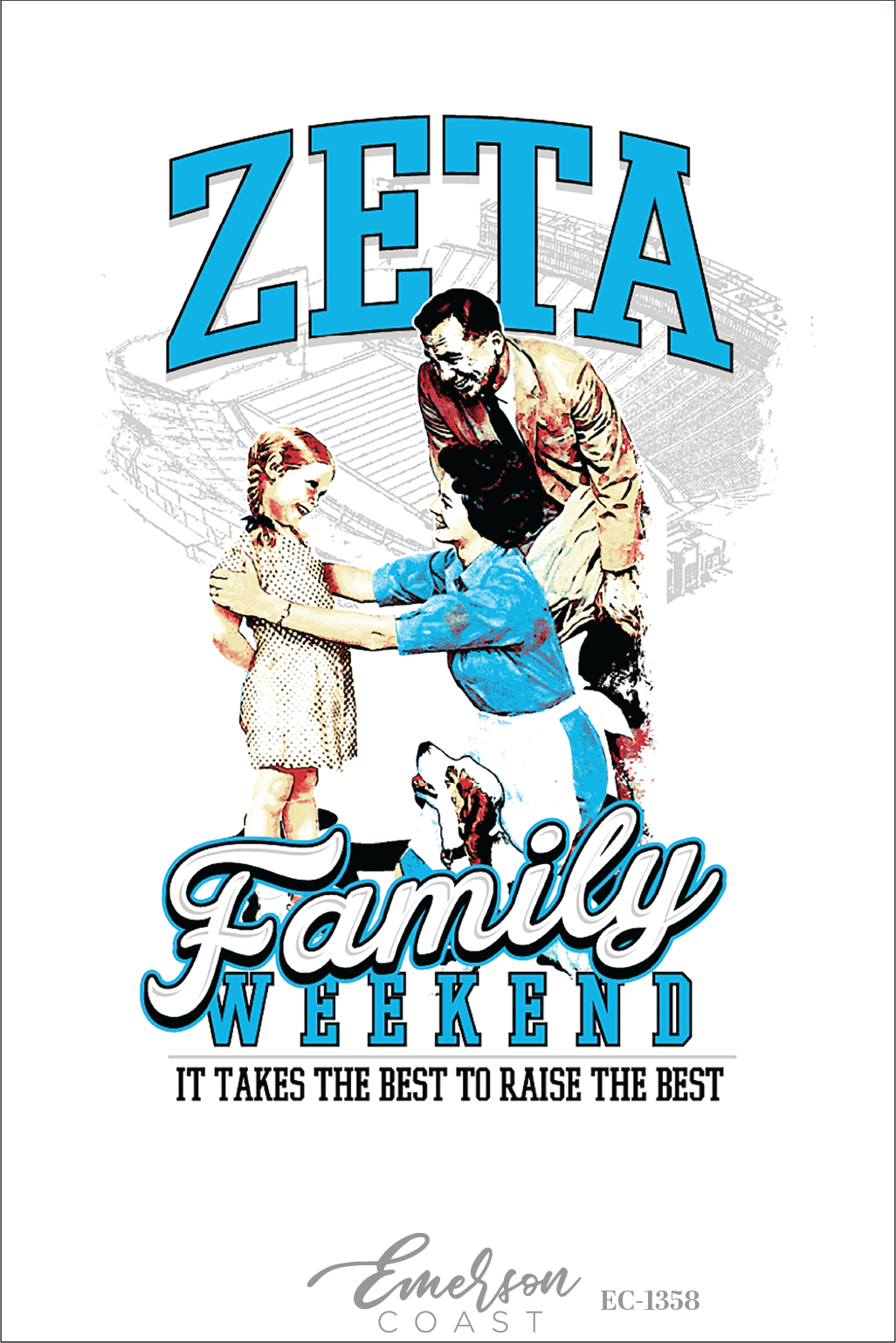 Zeta Tau Alpha Georgia Southern University Family Weekend T-Shirt