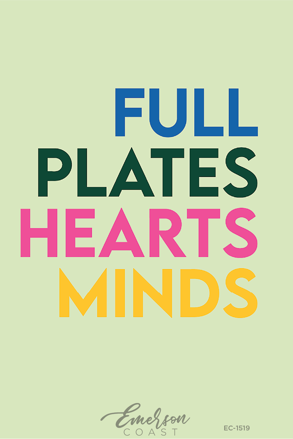 Alpha Gamma Delta Full Plates Hearts Minds Tee